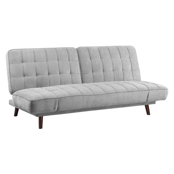 Corrigan Studio® Elegant ThreeInOne Lounger Sofa Sleeper Dark Gray